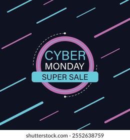 Modern Cyber Monday Sale Template for Promotions