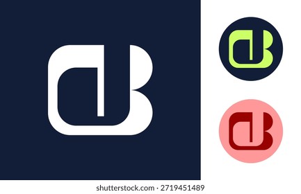 Marca do logotipo D B moderna