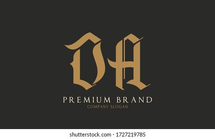 modern DA letter logo vector,simple DA letter
