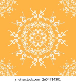 Patrones de Damasco Moderno Patrón Floral Étnico Clásico Bordado Folclórico, Impresión de Ornamento Azteca. Diseño para la alfombra, Fondo de pantalla, ropa, envoltura, tela