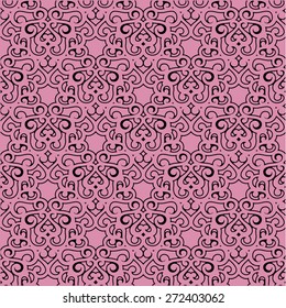 Modern damask seamless pattern. Seamless vintage background Vector background for textile design. Wallpaper, background, baroque pattern