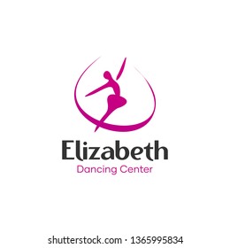 Modern Dance Studio Logo Design Idea