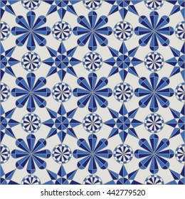 Modern Danish ceramic Tile Seamless Pattern