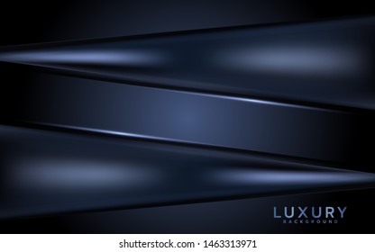 Modern dark abstract background. Elegant luxurious background with overlap layers.