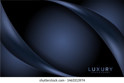 Modern dark abstract background. Elegant luxurious background with overlap layers.