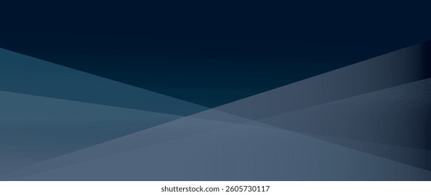 A modern dark abstract background featuring overlapping transparent geometric shapes in shades of blue and gray. Ideal for technology, presentations, and professional graphic design.