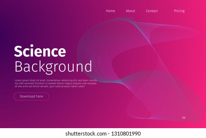 Modern dark abstract background with line pattern. Colorful vector illustration for landing page. Eps10 vector.
