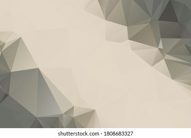 Modern Dark Abstract Geometric Polygonal Background Vector Illustration