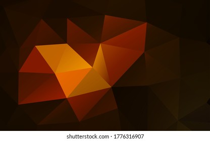 Modernes, dunkles abstraktes, polygonales Hintergrunddesign. Grafikdesign-Vorlage.