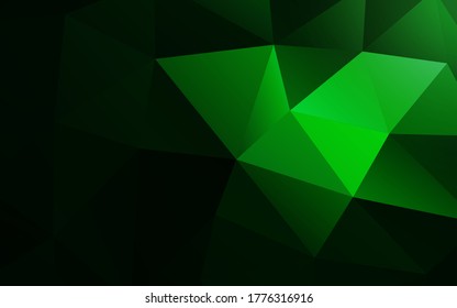 Modern dark abstract polygonal background design. Graphic design template.