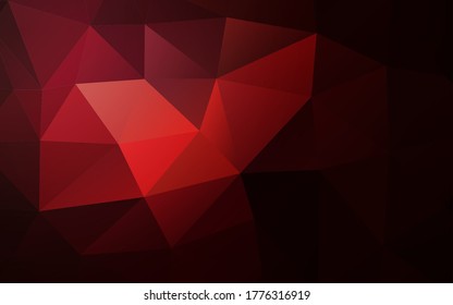 Modern dark abstract polygonal background design. Graphic design template.