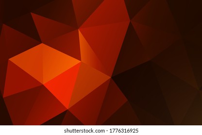 Diseño moderno de fondo poligonal abstracto oscuro. Plantilla de diseño gráfico.
