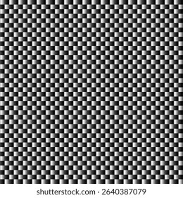 Modern dark abstract texture on a dark black geometric grid background with a pattern carbon fiber pixel style.