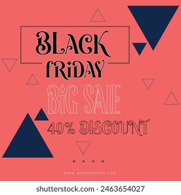 Modern dark background of black friday
