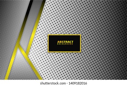 Modern Dark Background with Shine, Gold Line & Glitter - Vector  Eps 10 -1