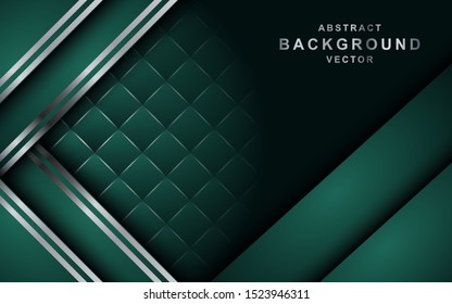 modern dark background shine gold line.Overlap layers with paper effect on textured background. Template vector.