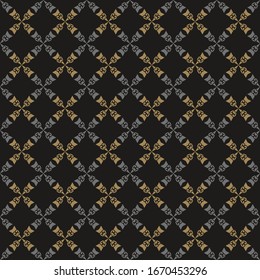 Modern dark background Wallpaper with geometric pattern on black backdrop