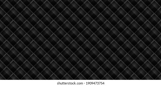 Modern dark black abstract technology geometric background Vector illustration