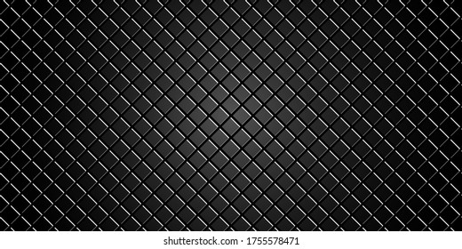 Moderno fondo negro oscuro. Textura de malla vectora