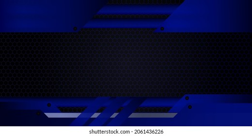Modern dark blue abstract background