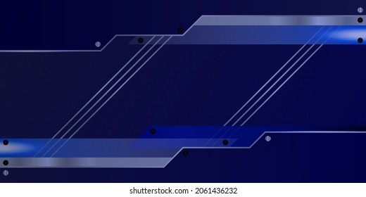 Modern dark blue abstract background