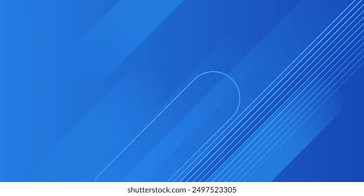 Modern dark blue abstract background paper shine and layer element vector for presentation design.