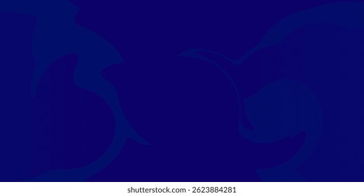moderne dunkelblaue abstrakte Hintergrund mit blau leuchtenden diagonalen abgerundeten Linien. Modernes, einfaches, geometrisches Design in Blau. Minimale Formen. Moderne glänzende geometrische Linien Muster.