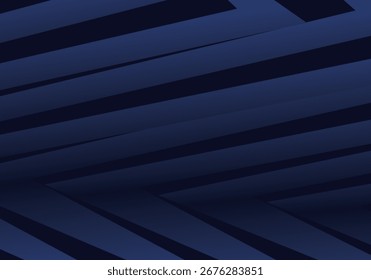 Modern dark blue abstract background with diagonal shapes. Gradient blue background.	