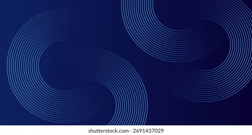 Fondo Horizontal abstracto azul oscuro moderno del Anuncio con líneas geométricas brillantes. Conveniente para las cubiertas, los folletos, las presentaciones, los volantes. Vector.