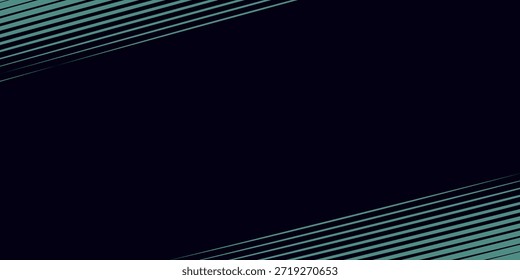 Fondo de Anuncio Horizontal abstracto azul oscuro moderno con líneas geométricas brillantes. Adecuado para cubiertas, folletos, presentaciones, volantes. eps10