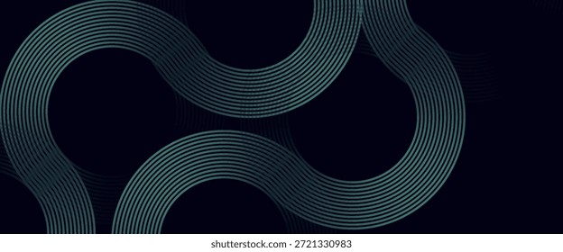 Fondo Horizontal abstracto azul oscuro moderno del Anuncio con líneas geométricas brillantes. Conveniente para las cubiertas, los folletos, las presentaciones, los volantes. Vector.

