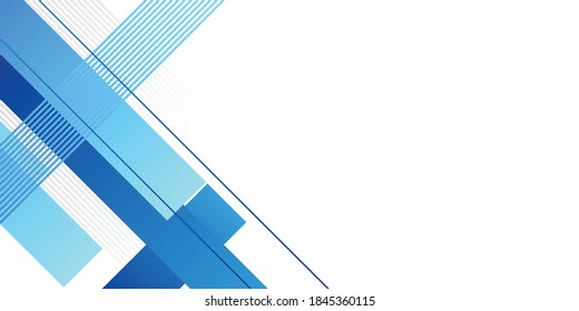 Modern dark blue abstract wave presentation background with business corporate concept