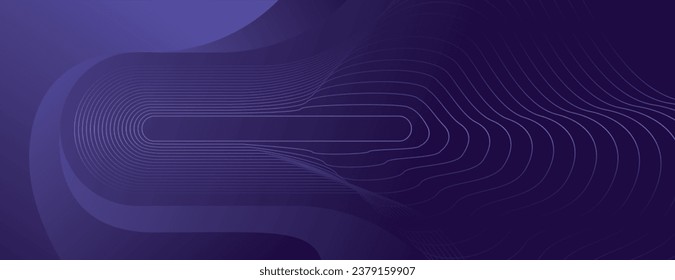 Modern Dark Blue Abstract Wave Background Template