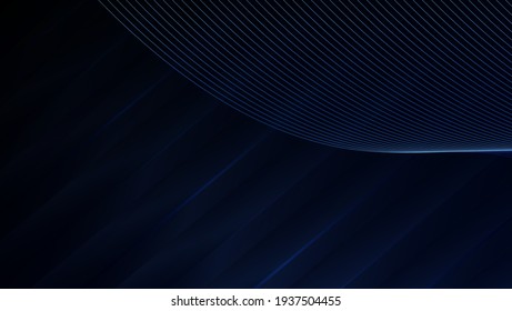 Fondo azul oscuro moderno con líneas