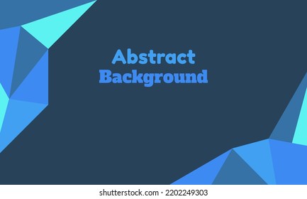 Modern dark blue  background with dark blue ornament suitable for presentation, thumbnail etc. vector