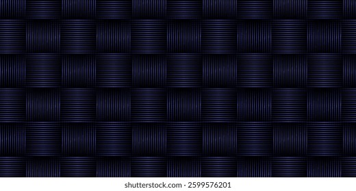 Modern dark blue banner background with geometric diagonal overlay and glowing lines