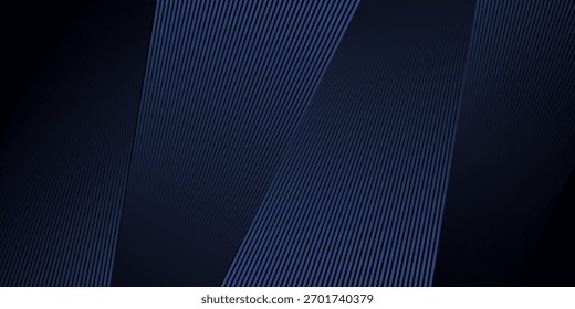 Fondo de Anuncio azul oscuro moderno con superposición diagonal geométrica y líneas brillantes eps 10	