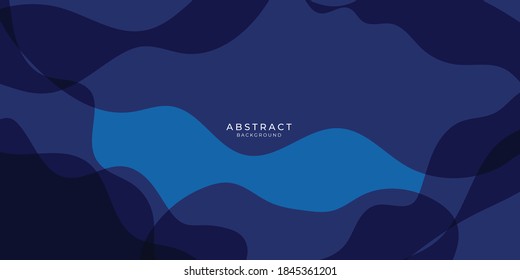 Modern dark blue black abstract presentation background with business corporate concept