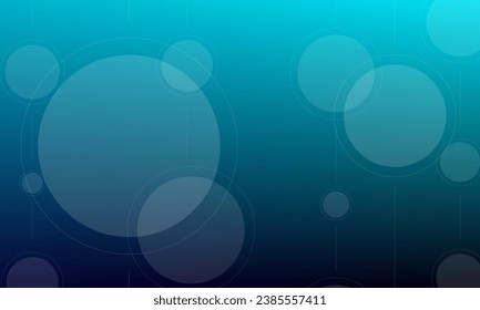 modern dark blue gradient background with transparent circle shapes
