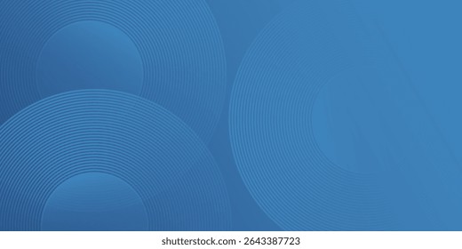 Modern dark blue gradient background featuring a hexagon line. Ideal as a sophisticated abstract simple