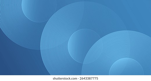 Modern dark blue gradient background featuring a hexagon line. Ideal as a sophisticated abstract simple modern