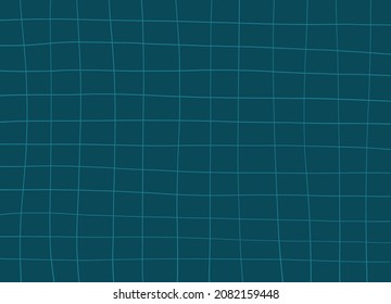 Modern dark blue grid background. Vector hand drawn texture backdrop.	