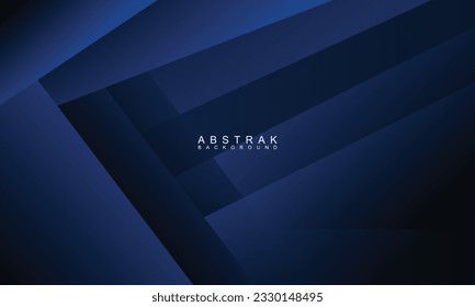 Fondo moderno de papel azul oscuro con elegante textura de trángulos de línea 3d oscuro
