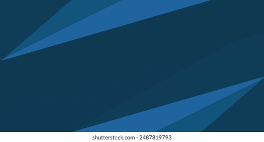 Fondo de papel azul oscuro moderno con textura de triángulo de línea de capas 3d oscuro en elegante diseño de Sitio web o papel texturizado