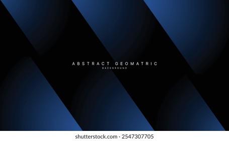 Modern dark blue paper background, line triangle texture in elegant website or textured paper design.	