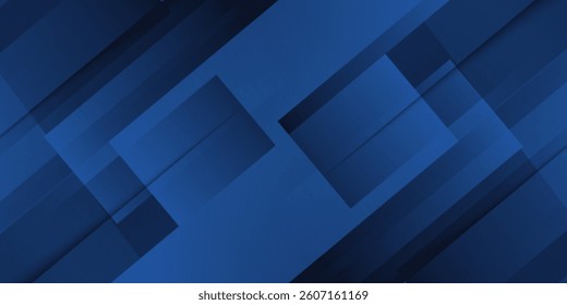 Modern dark blue paper background with dark 3d layered line texture in elegant website or textured paper design