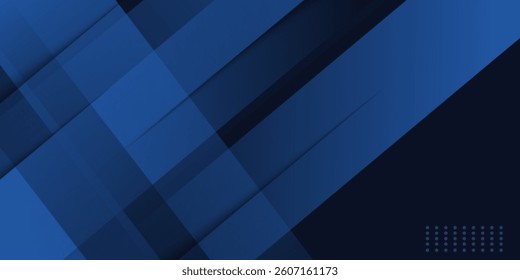 Modern dark blue paper background with dark 3d layered line texture in elegant website or textured paper design