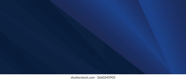 Fondo de papel azul oscuro moderno con textura de triángulo de línea en capas 3d oscuro en Sitio web elegante o diseño de papel texturizado