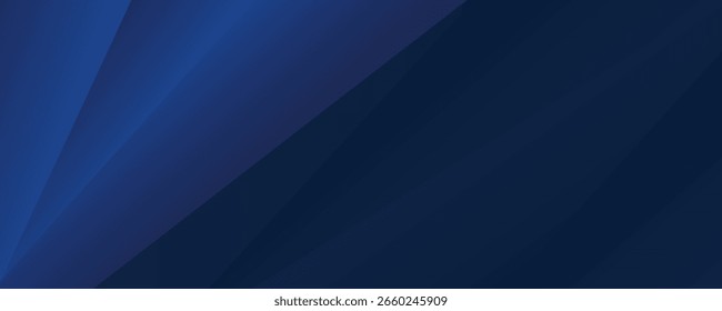 Modern dark blue paper background with dark 3d layered line triangle texture in elegant website or textured paper design