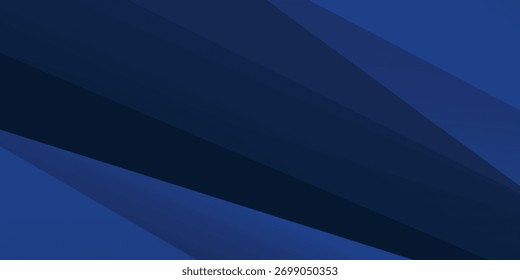 Modern dark blue paper background with dark 3d layered line triangle texture in elegant website or textured paper design. eps10